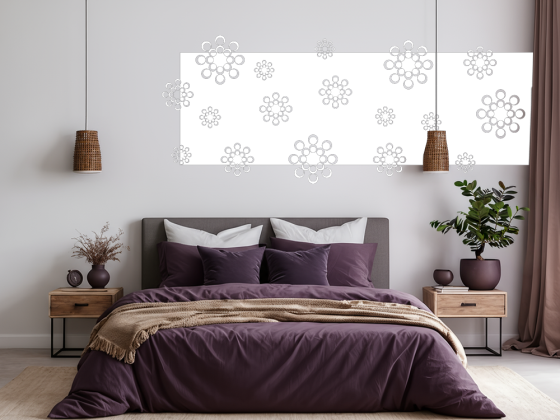 Preview: Wandbanner Fleurs