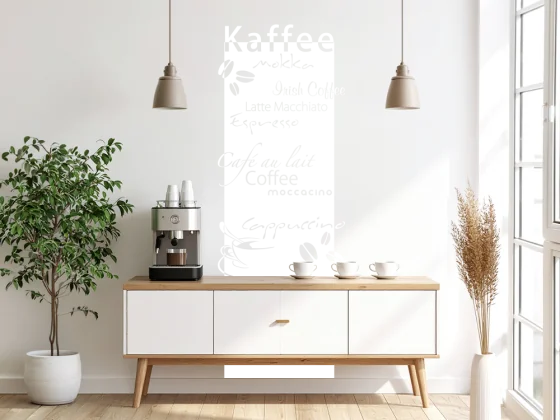 Wandbanner Kaffee