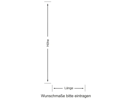 Wandbanner mit Text Lebe deinen Traum - Ansicht Ausrichtung mit Farbauswahl