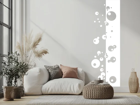 Wandbanner Moderne Kreise