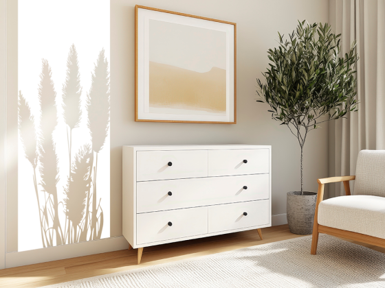 Preview: Wandbanner Pampasgras