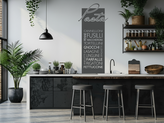 Preview: Wandbanner Pasta