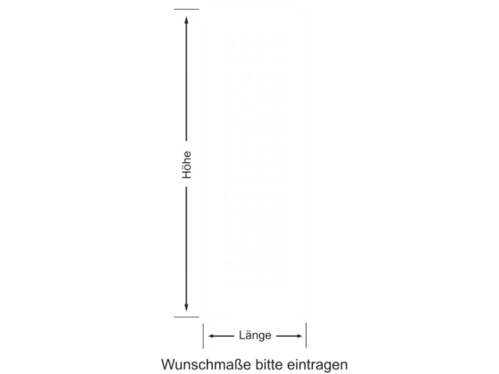 Wandbanner mit Quadraten - Ansicht Farbauswahl