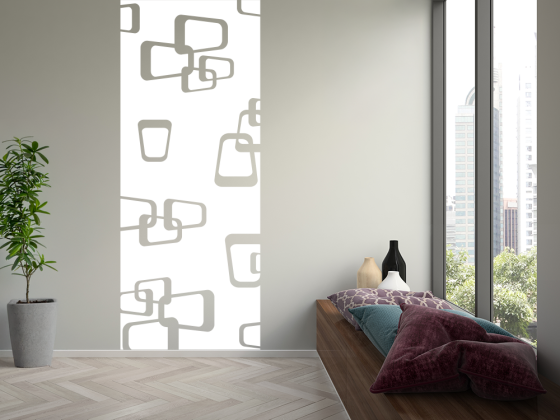 Preview: Wandbanner Retromuster