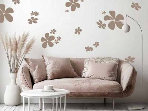 Preview: Wandmotiv Dekoblume