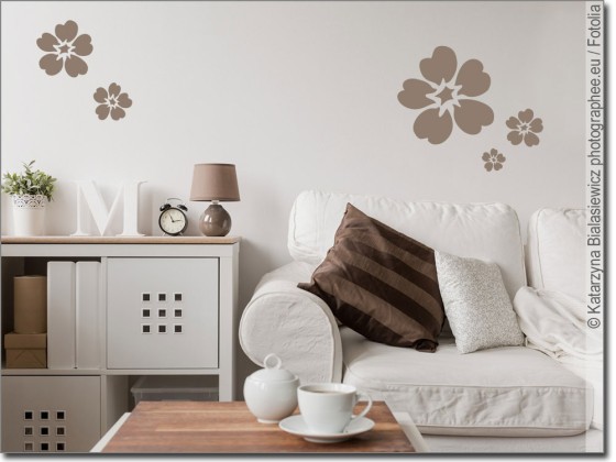 Preview: Wandschmuck Blumen Aufkleber Preview: Wandschmuck Blumen Aufkleber