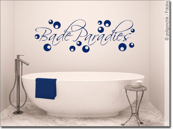 Preview: Wandschrift Badeparadies