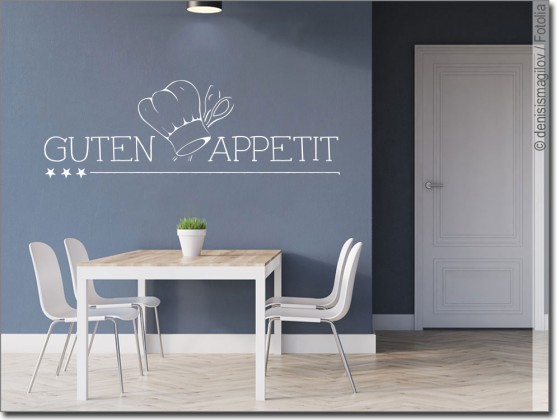 Preview: Wandschrift Guten Appetit