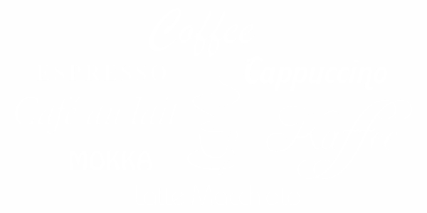 Preview: Wandschrift Kaffee - Ansicht Farbauswahl