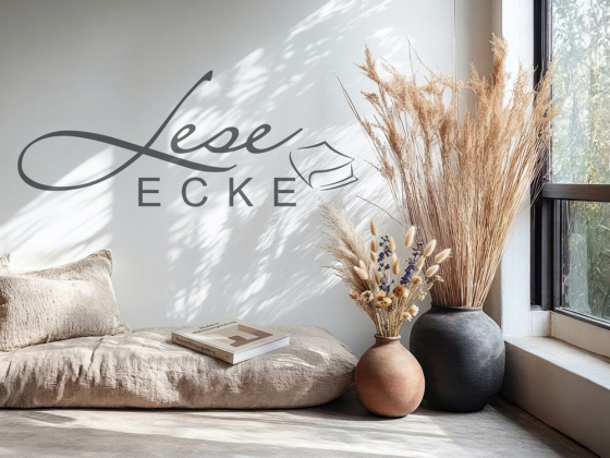 Wandschrift Lese Ecke