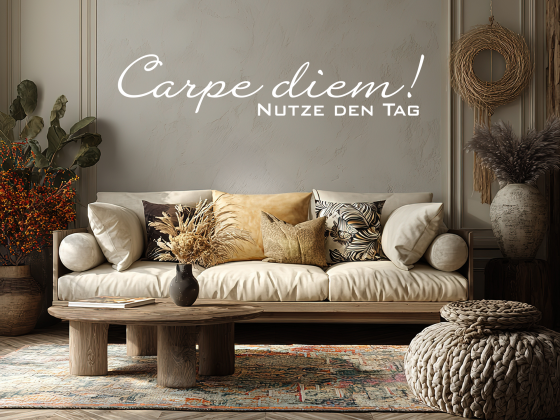 Preview: Wandspruch Carpe Diem