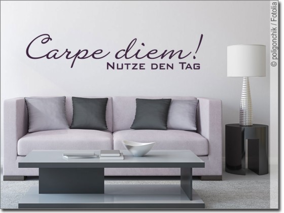 Preview: Wandspruch Carpe Diem
