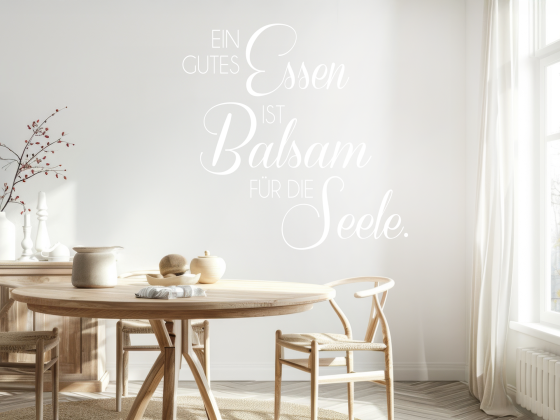 Preview: Wandspruch Ein gutes Essen