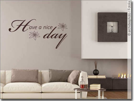 Preview: Wandspruch Have a nice day Preview: Wandspruch Have a nice day