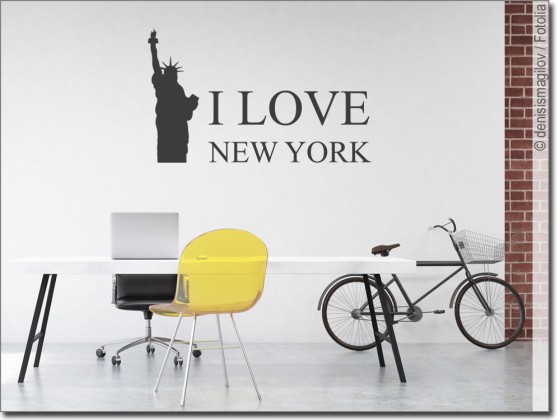 Preview: Wandspruch I love New York Preview: Wandspruch I love New York