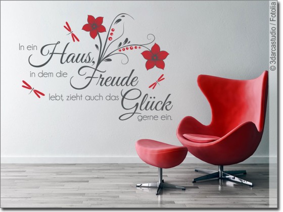 Preview: Wandspruch In ein Haus