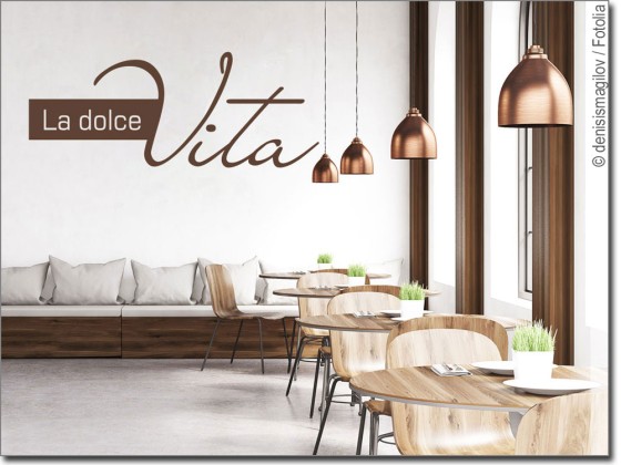 Preview: Wandtattoo La dolce Vita