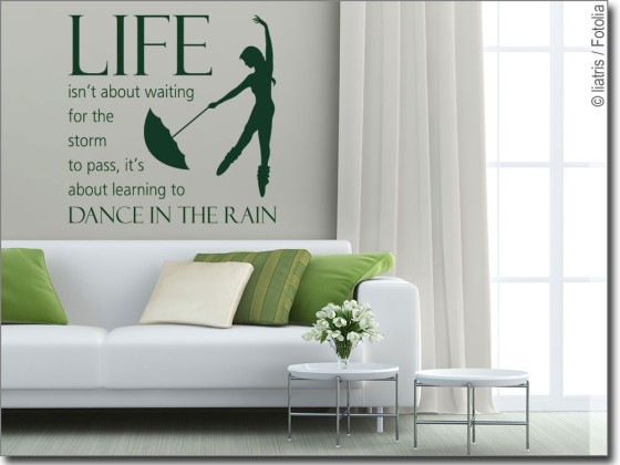 Preview: Wandspruch Life isn't about