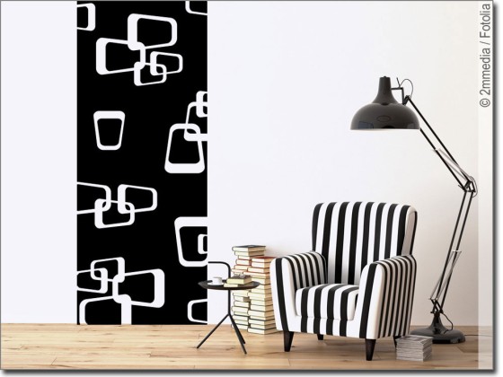 Preview: Wandbanner Retromuster