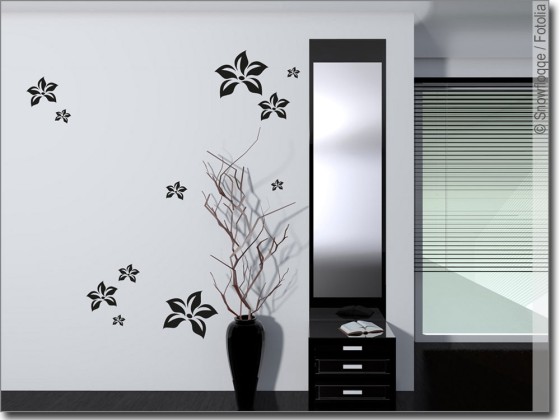 Preview: Wandsticker Blume Blüte
