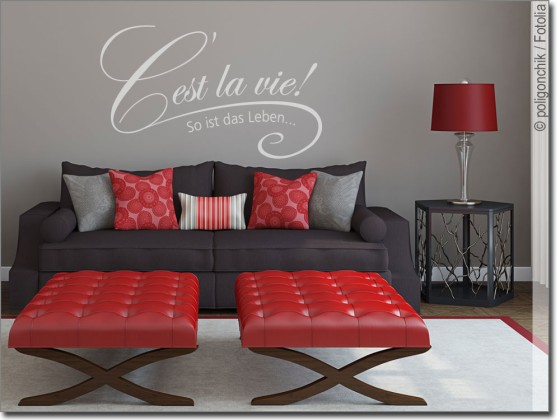 Preview: Wandtattoo C'est la vie