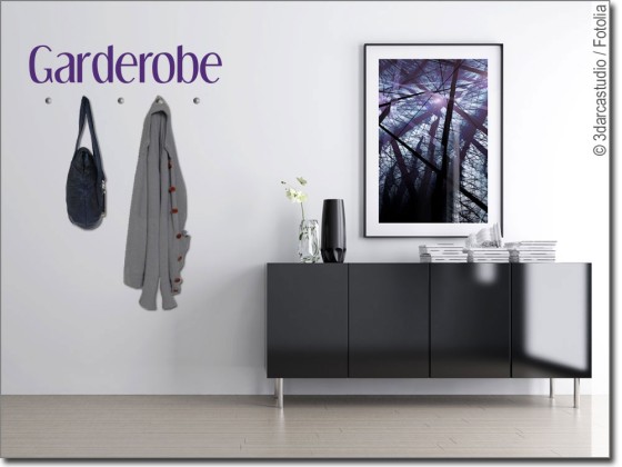 Preview: Wandtattoo Garderobe Preview: Wandtattoo Garderobe