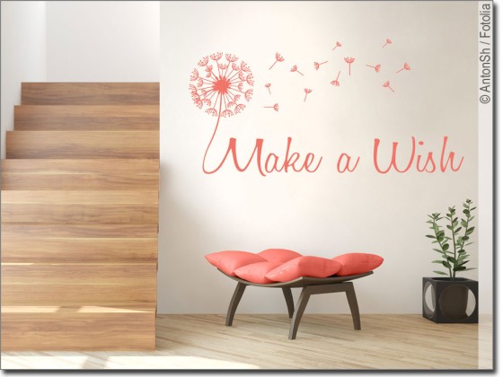 Preview: Wandtattoo Make a Wish