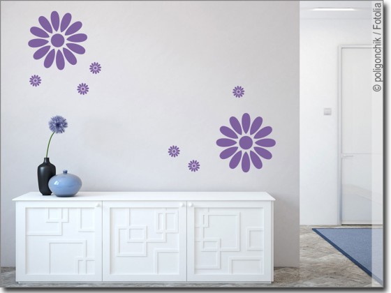 Preview: Wandsticker Margeriten Blumen Preview: Wandsticker Margeriten Blumen