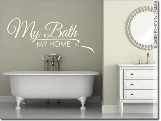 Wandworte My Bath My Home
