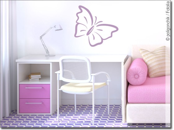 Preview: Wandsticker Schmetterling