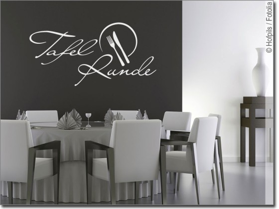 Preview: Wandtattoo Tafelrunde