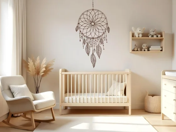 Wandtattoo mit Traumfänger für das Kinderzimmer