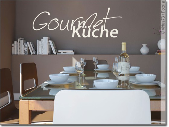 Preview: Wandworte Gourmet Küche