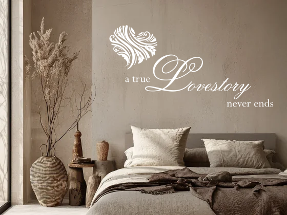 Wandtattoo A true Lovestory