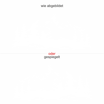 Preview: Wandtattoo Alpenblick Gebirgslandschaft mit Vögeln Preview: Wandtattoo Alpenblick Gebirgslandschaft mit Vögeln