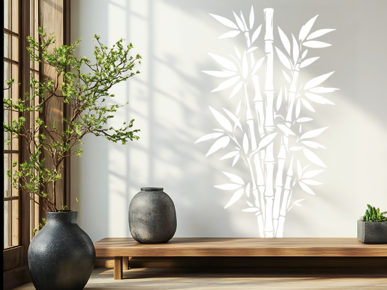 Wandtattoo Asiatischer Bambus - Ansicht Farbauswahl