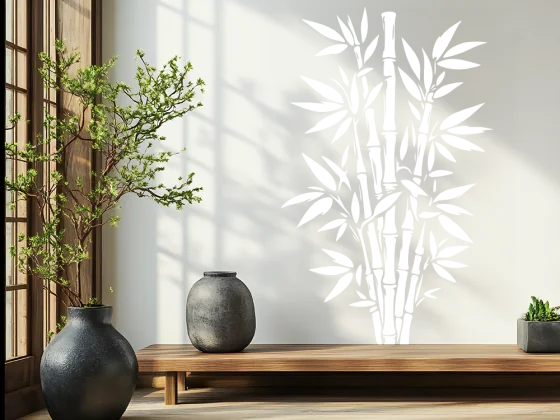 Wandtattoo Asiatischer Bambus - Ansicht Farbauswahl