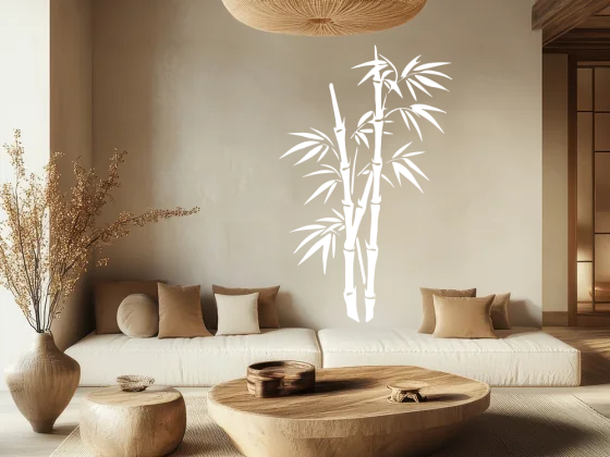 Wandtattoo Bambuspflanze - Ansicht Farbauswahl