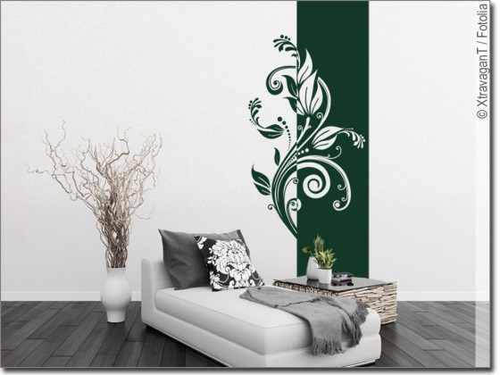 Preview: Wandbanner Blüte