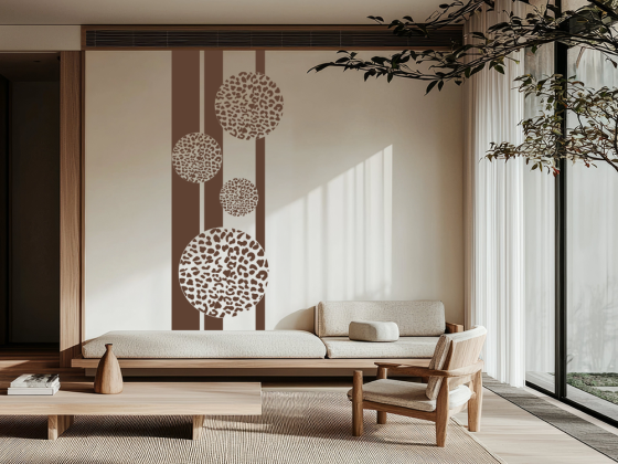 Preview: Wandtattoo Banner Kreise