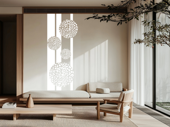 Preview: Wandtattoo Banner Kreise