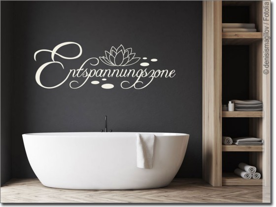 Preview: Wandtattoo Entspannungszone