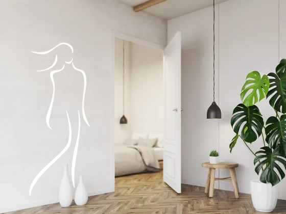 Wandtattoo Bezaubernde Frau