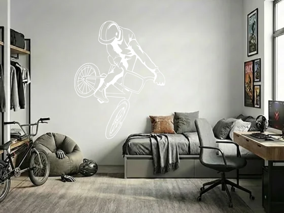 Wandtattoo BMX Sport