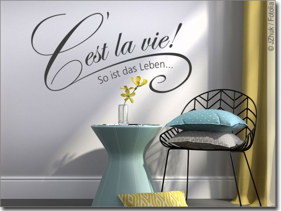 Preview: Wandtattoo C'est la vie