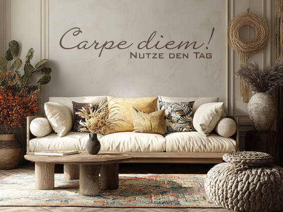 Preview: Wandspruch Carpe Diem