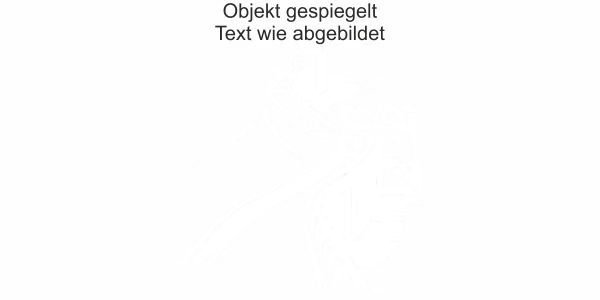 Wandtattoo mit chinesischer Mauer - Ansicht Ausrichtung und Farbauswahl