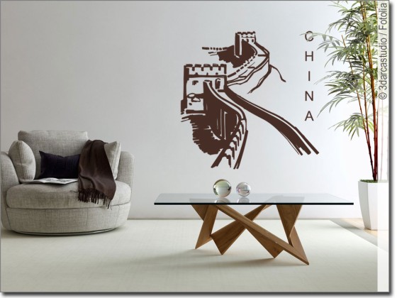 Preview: Wandtattoo Chinesische Mauer