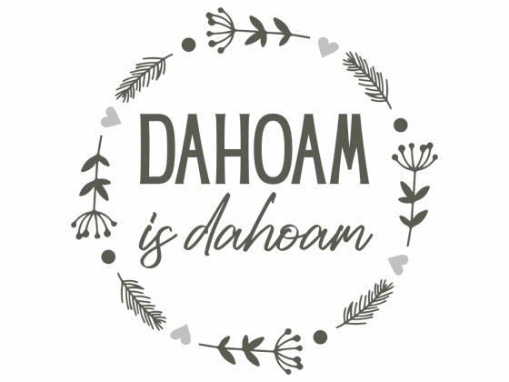 Preview: Wandtattoo Dahoam Preview: Wandtattoo Dahoam - Komplettansicht