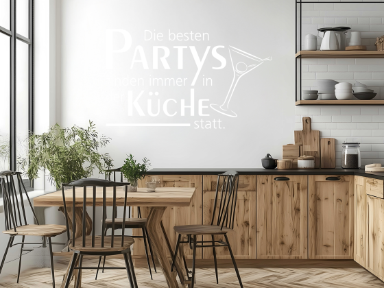 Preview: Wandtattoo Die besten Partys